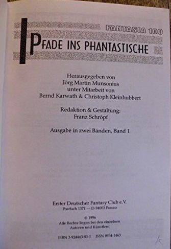 Pfade ins Phantastische: Band 1