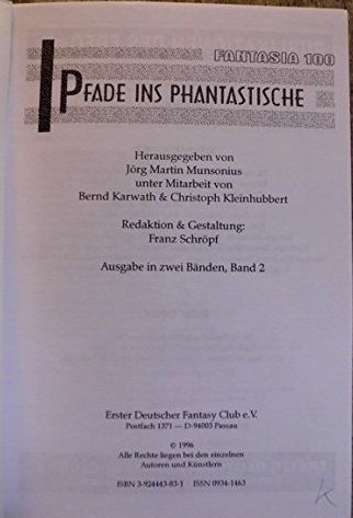 Pfade ins Phantastische: Band 2
