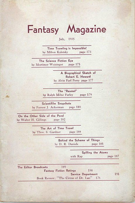 Fantasy Magazine Volume 5 Number 2 (#32)