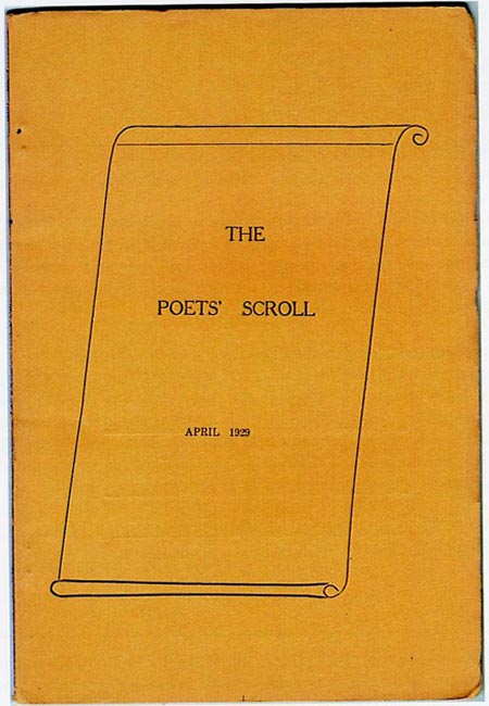 The Poets' Scroll, April 1929