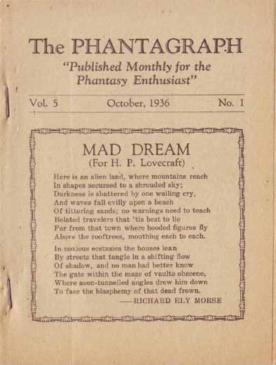 The Phantagraph Volume 5 Number 1